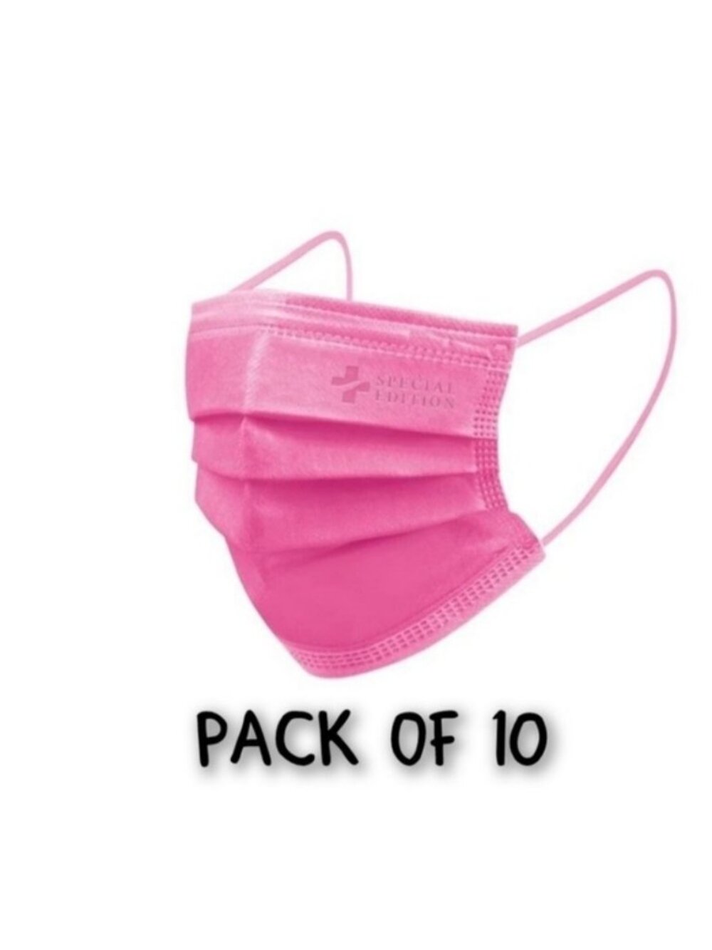 Medic Therapeutics Face masks. PACK OF 10-PINK-NEW